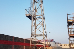 Außenanlage: Turm zur Übung von Rettung aus Höhen